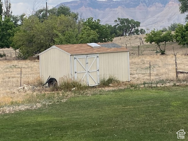 190 600 North Ferron, UT 84523 - Photo 83 of 85 View of shed featuring a mountain view