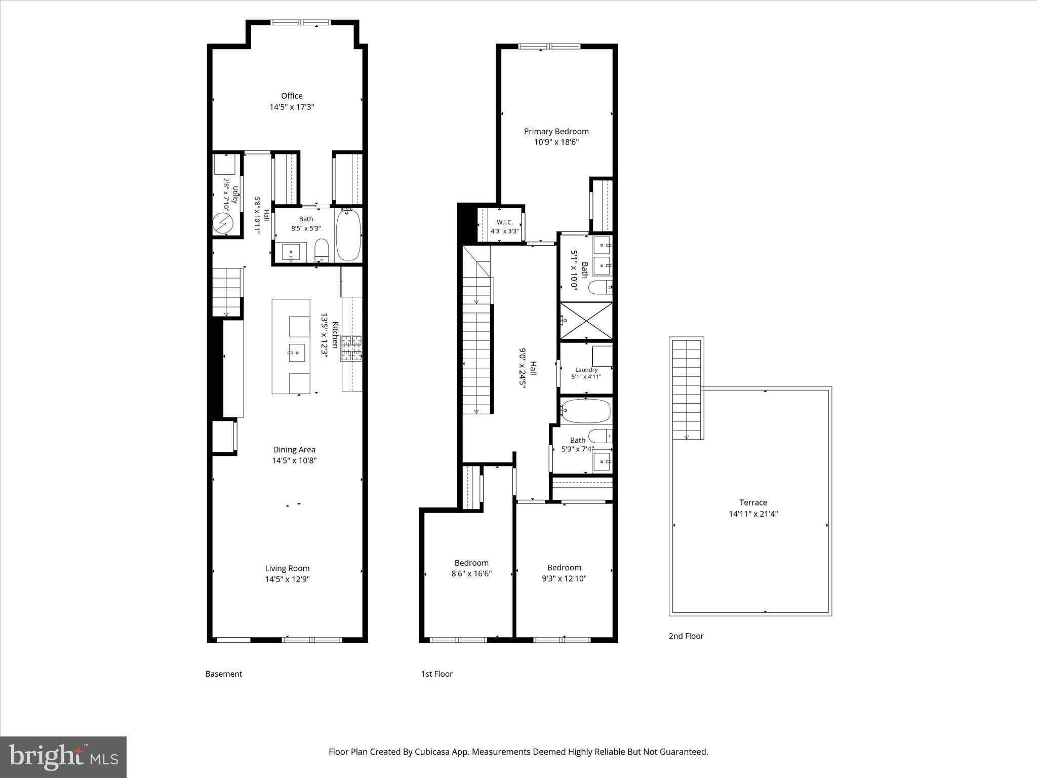 1222 Neal Street Northeast, Unit 3 Washington, DC 20002 - Photo 38 of 38 a picture of a floor plan
