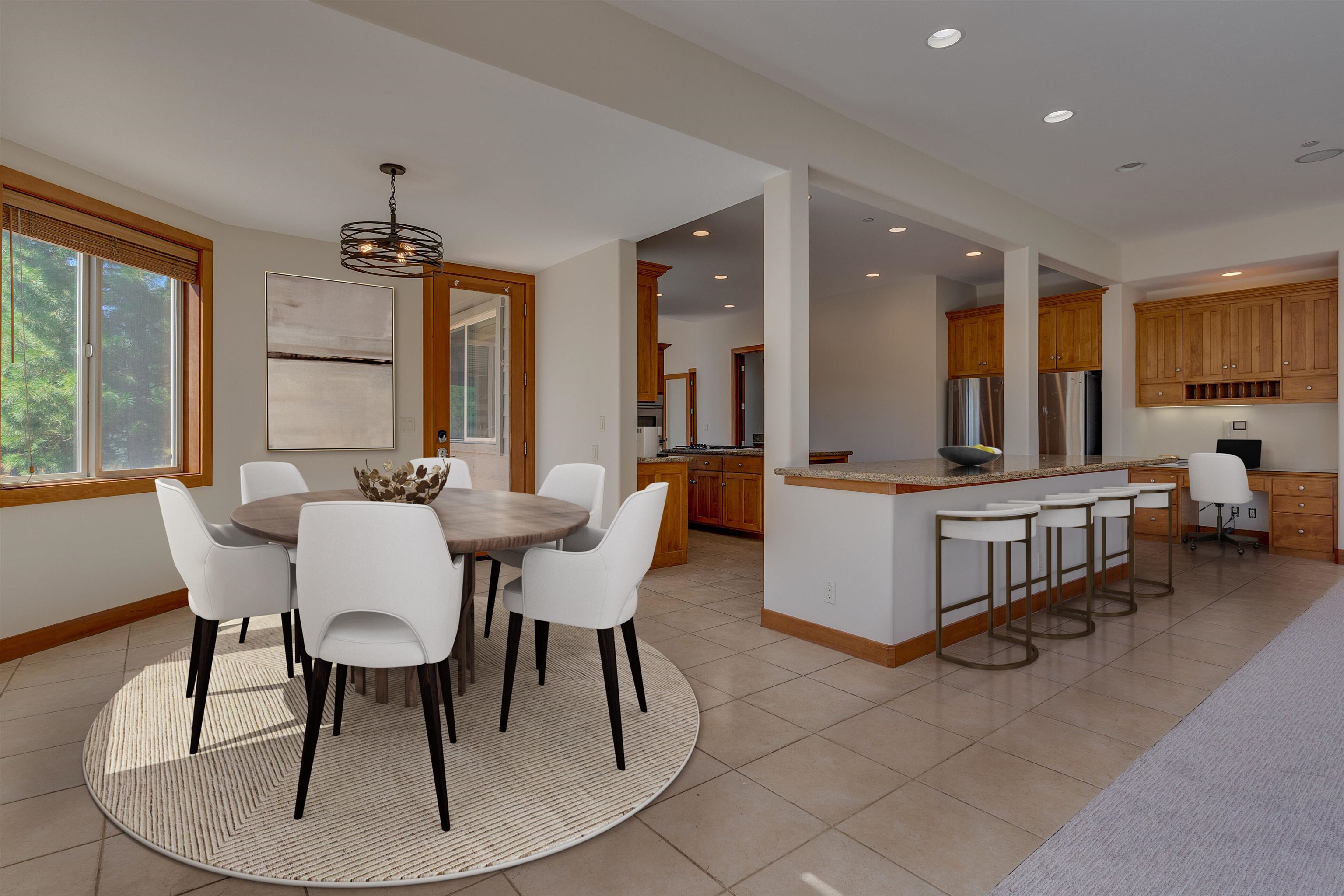 11939 Dove Terrace Truckee, CA 96161 - Photo 9 of 28 a view of a dining room with furniture window and outside view