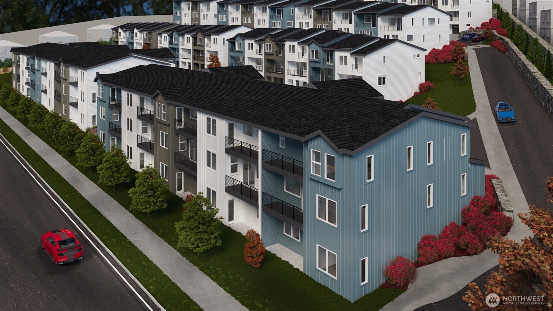 5814 Lowell Larimer Road, Unit C4 Everett, WA 98208 - Photo 21 of 23 an aerial view of multiple houses