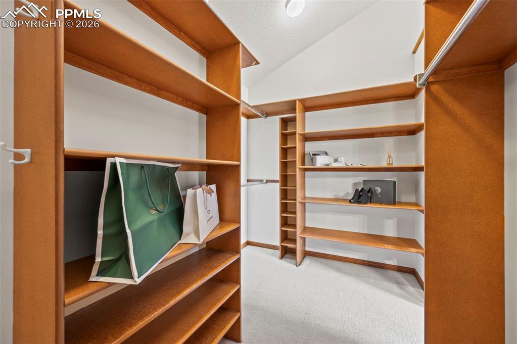 735 Pollux Drive Colorado Springs, CO 80906 - Photo 26 of 50 a view of walk in closet with clothes and shoes