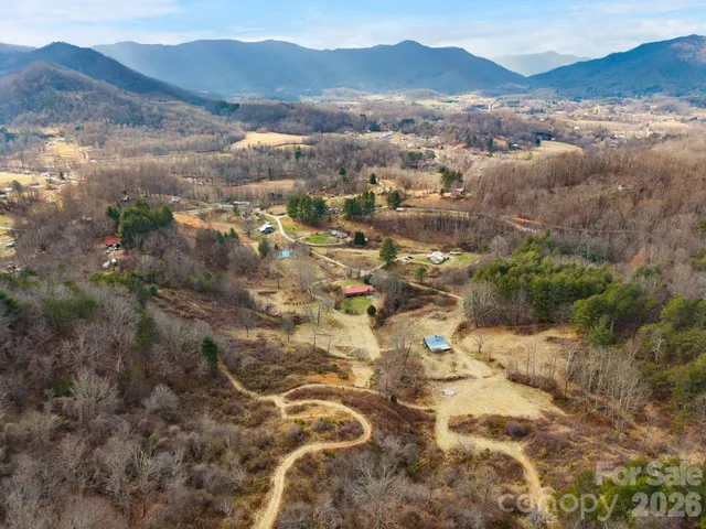 a view of city and mountain