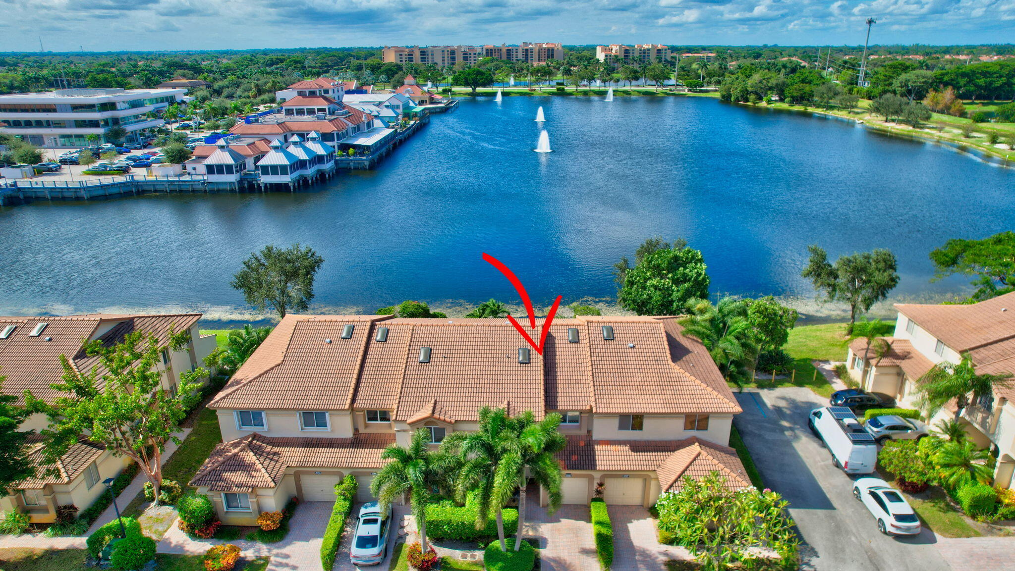 6795 Via Regina Boca Raton, FL 33433 - Photo 48 of 83 an aerial view of a house with a lake view