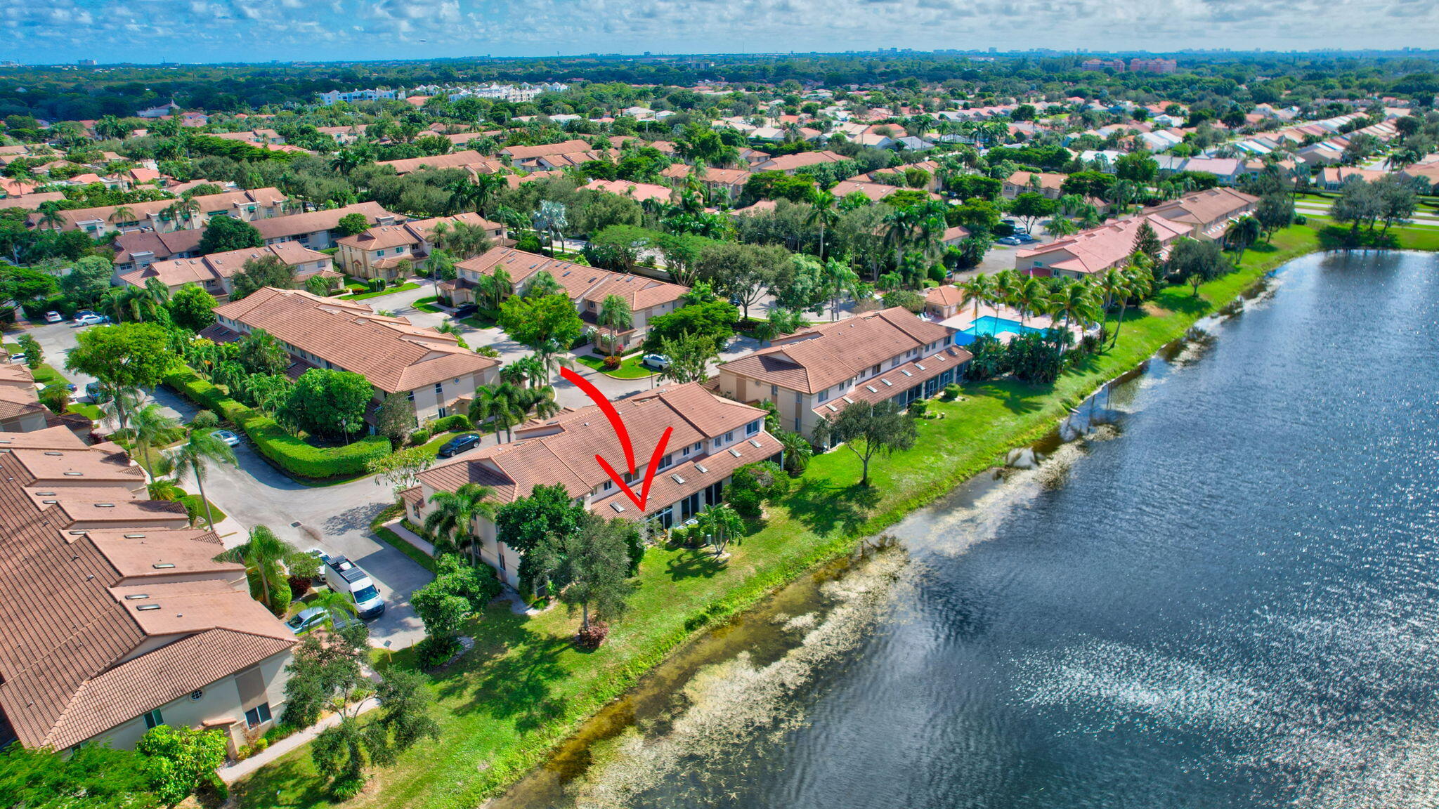 6795 Via Regina Boca Raton, FL 33433 - Photo 52 of 83 an aerial view of a houses with outdoor space and street view