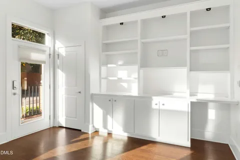 front view of a house with a street