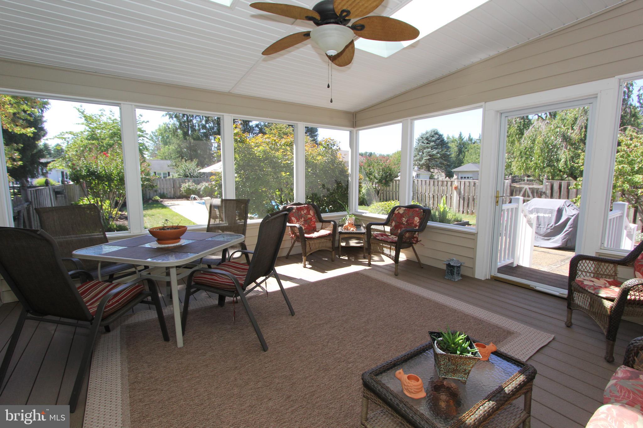 7133 Poole Jones Road Frederick, MD 21702 - Photo 3 of 67 Amazing screened porch overlooks the pool & patio
