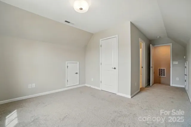 a view of an empty room