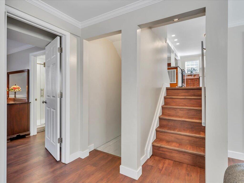1511 Eggleston Falls Road Ridgeway, VA 24148 - Photo 43 of 151 a view of a hallway with wooden floor and entryway