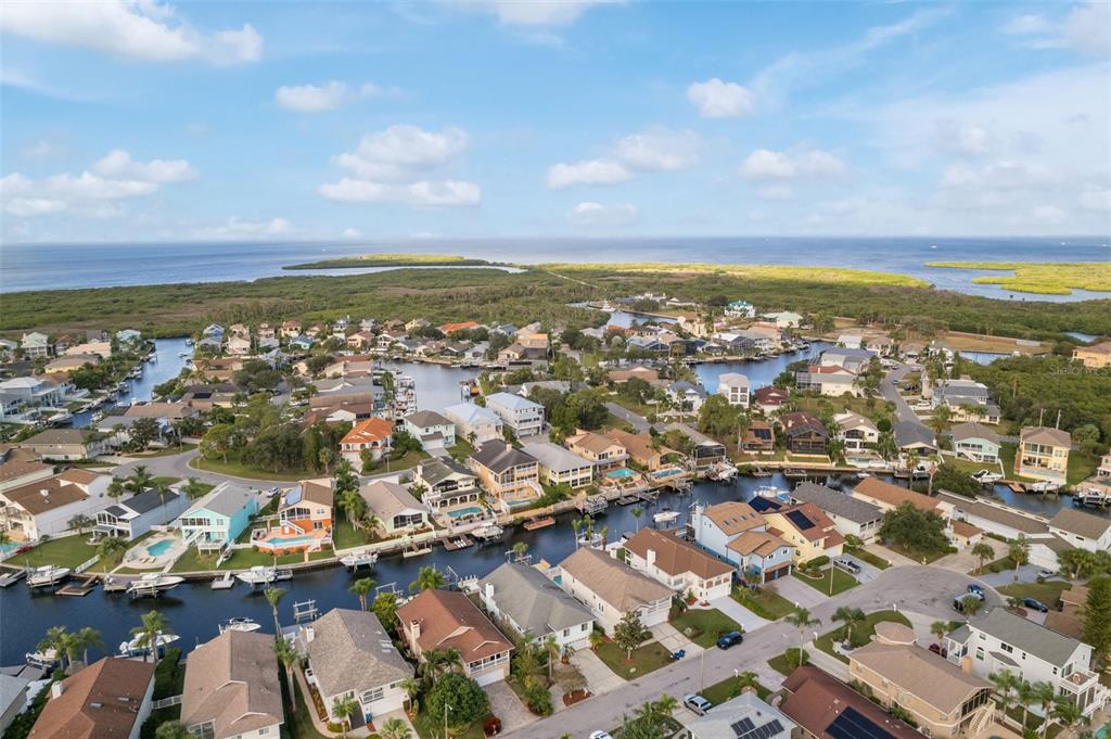 6225 Bayside Drive New Port Richey, FL 34652 - Photo 59 of 84 an aerial view of residential building with outdoor space
