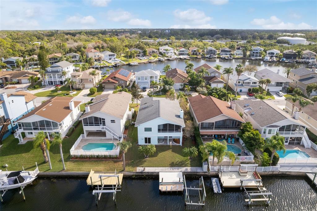 6225 Bayside Drive New Port Richey, FL 34652 - Photo 61 of 84 an aerial view of a houses with a parking space