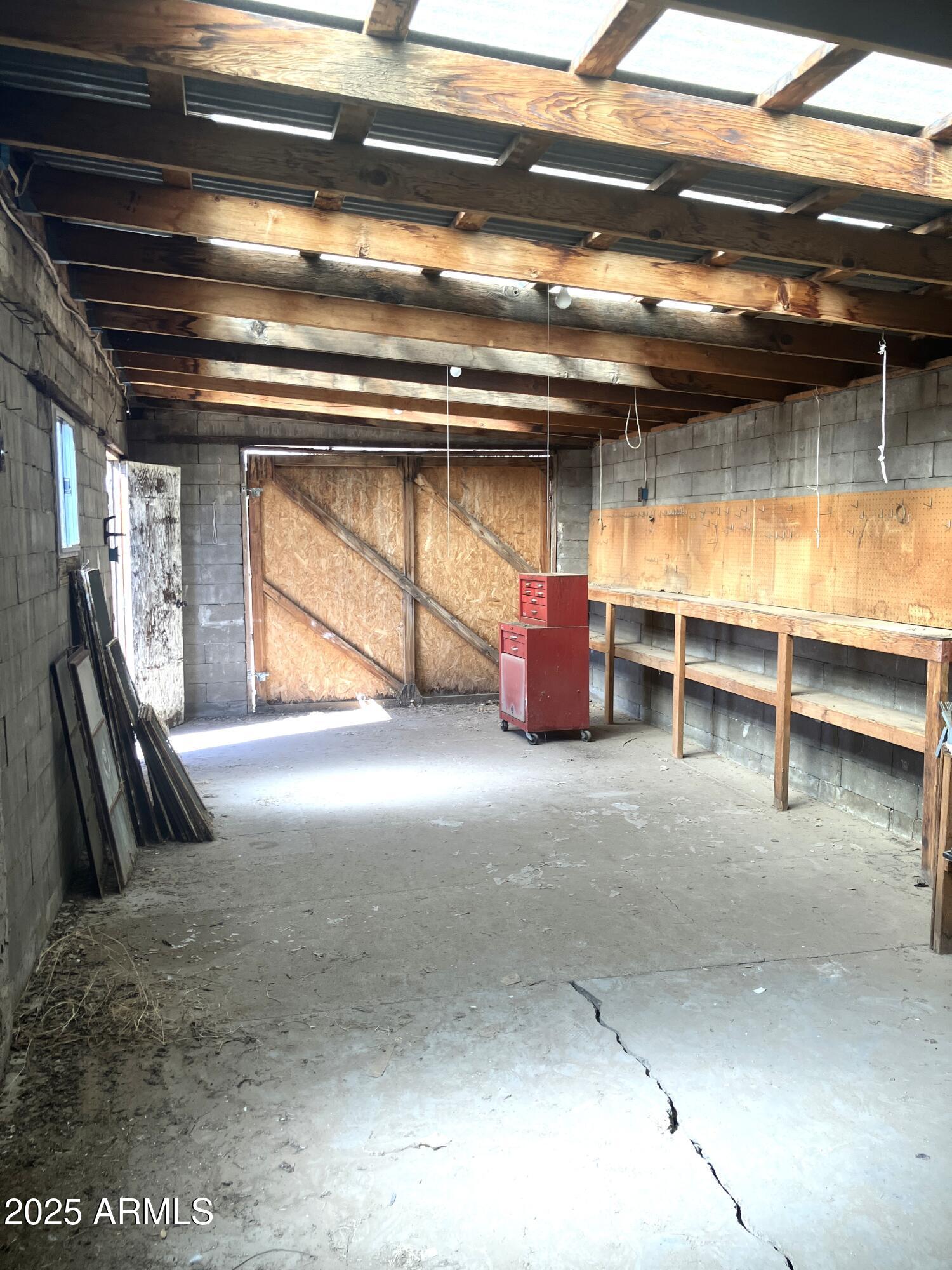 1637 East Roma Avenue Phoenix, AZ 85016 - Photo 48 of 78 Inside the 408sf Tandem, Detached Garage