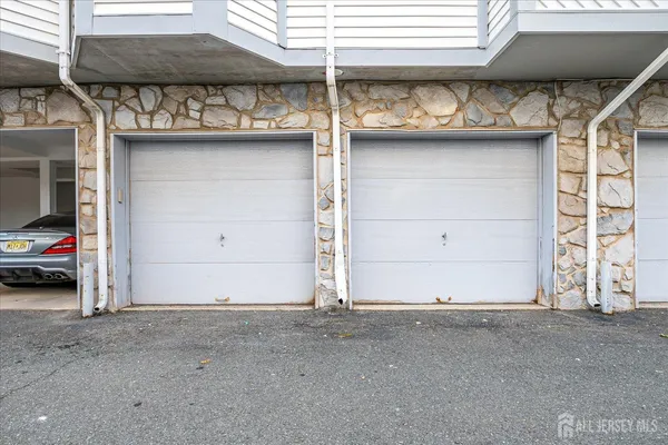 a view of a car garage
