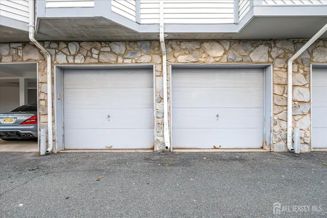 a view of a car garage