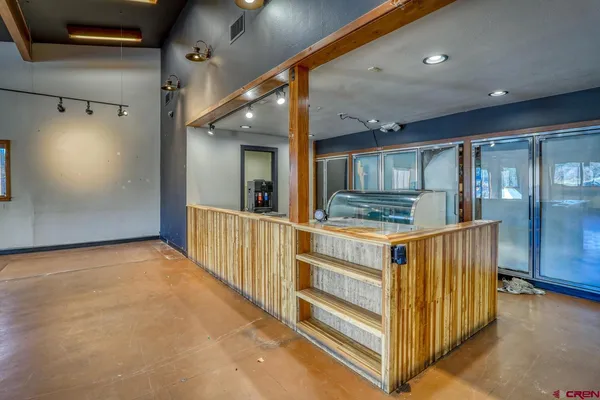 a utility room with cabinets