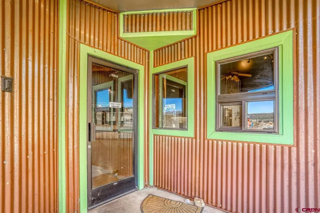 a view of a room with window