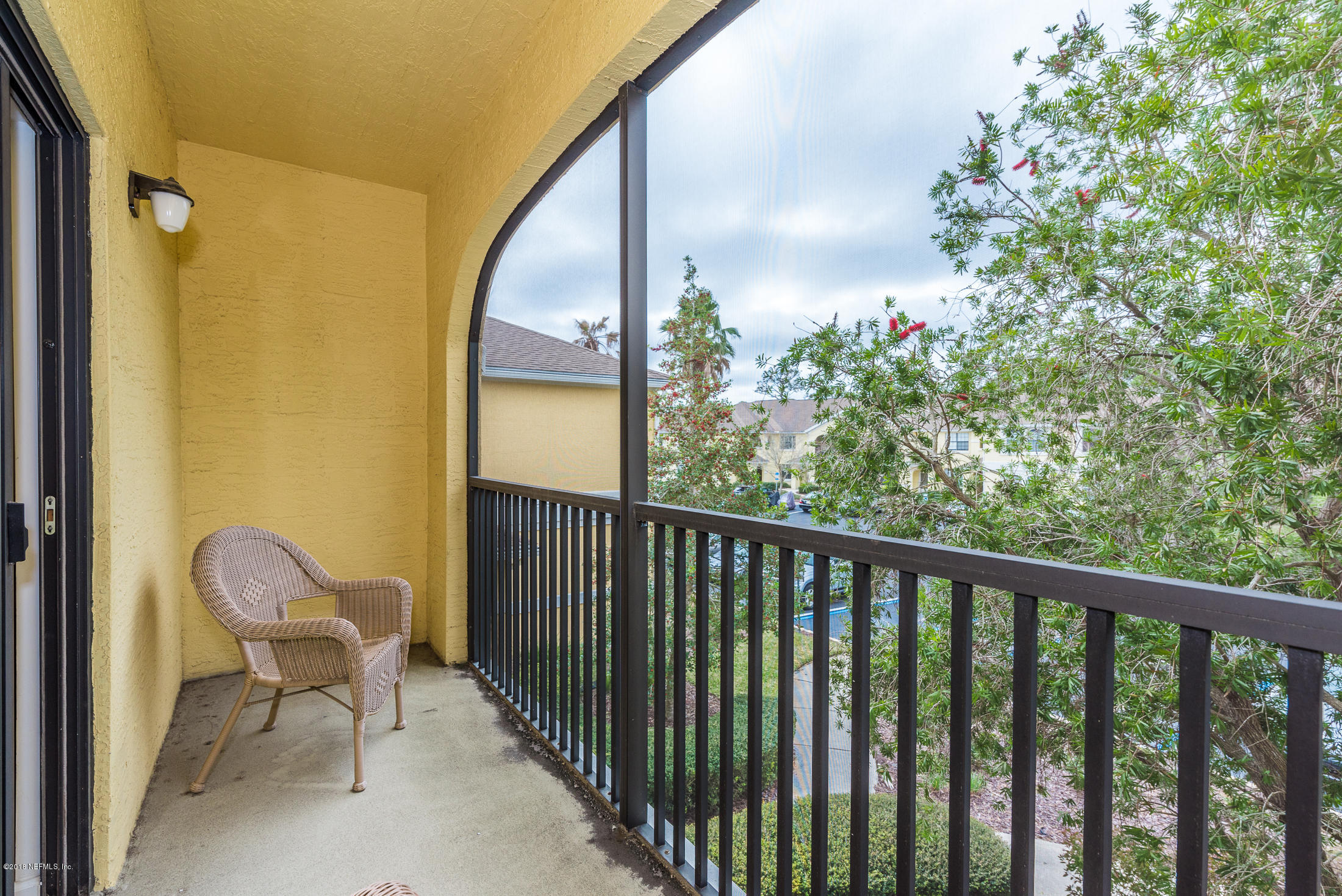3427 Haley Pointe Road St. Augustine, FL 32084 - Photo 26 of 50 a view of a balcony with chair and swing