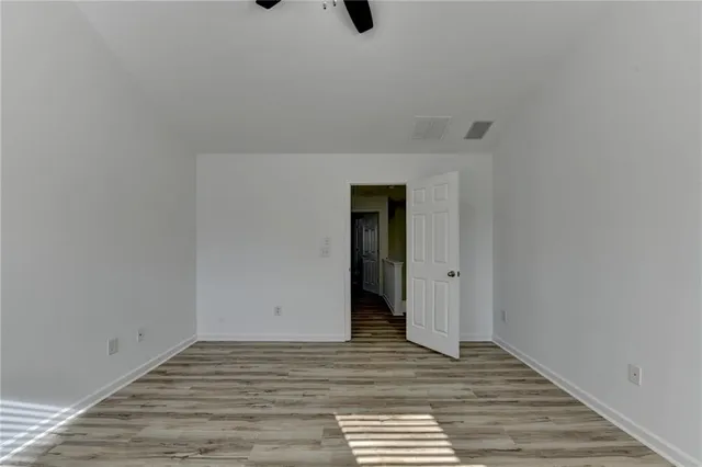 a view of an empty room