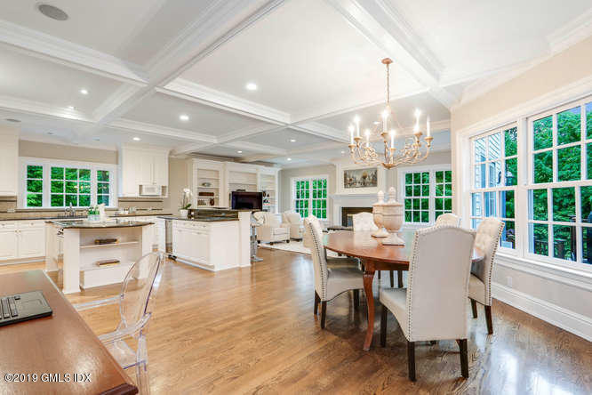 16 Normandy Lane Riverside, CT 06878 - Photo 20 of 43 a view of a dining room with furniture window and wooden floor