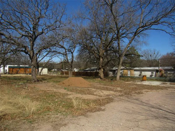 a view of yard with trees