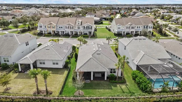 a view of swimming pool with outdoor seating