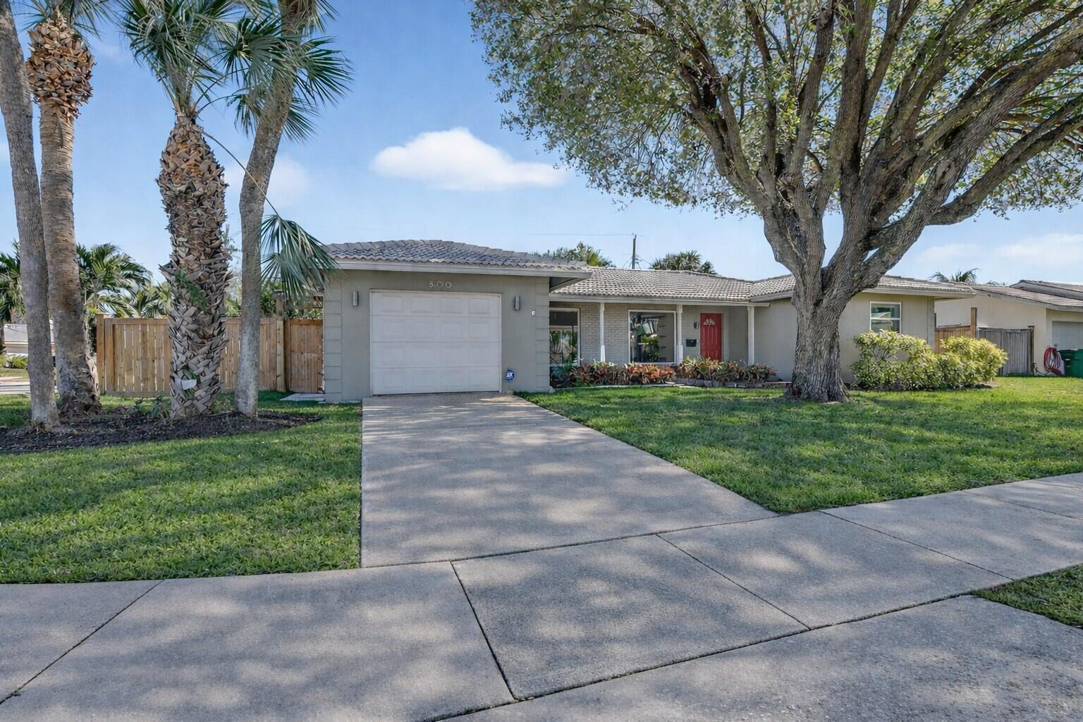 800 Southwest 12th Avenue Boca Raton, FL 33486 - Photo 2 of 33 Front exterior corner lot