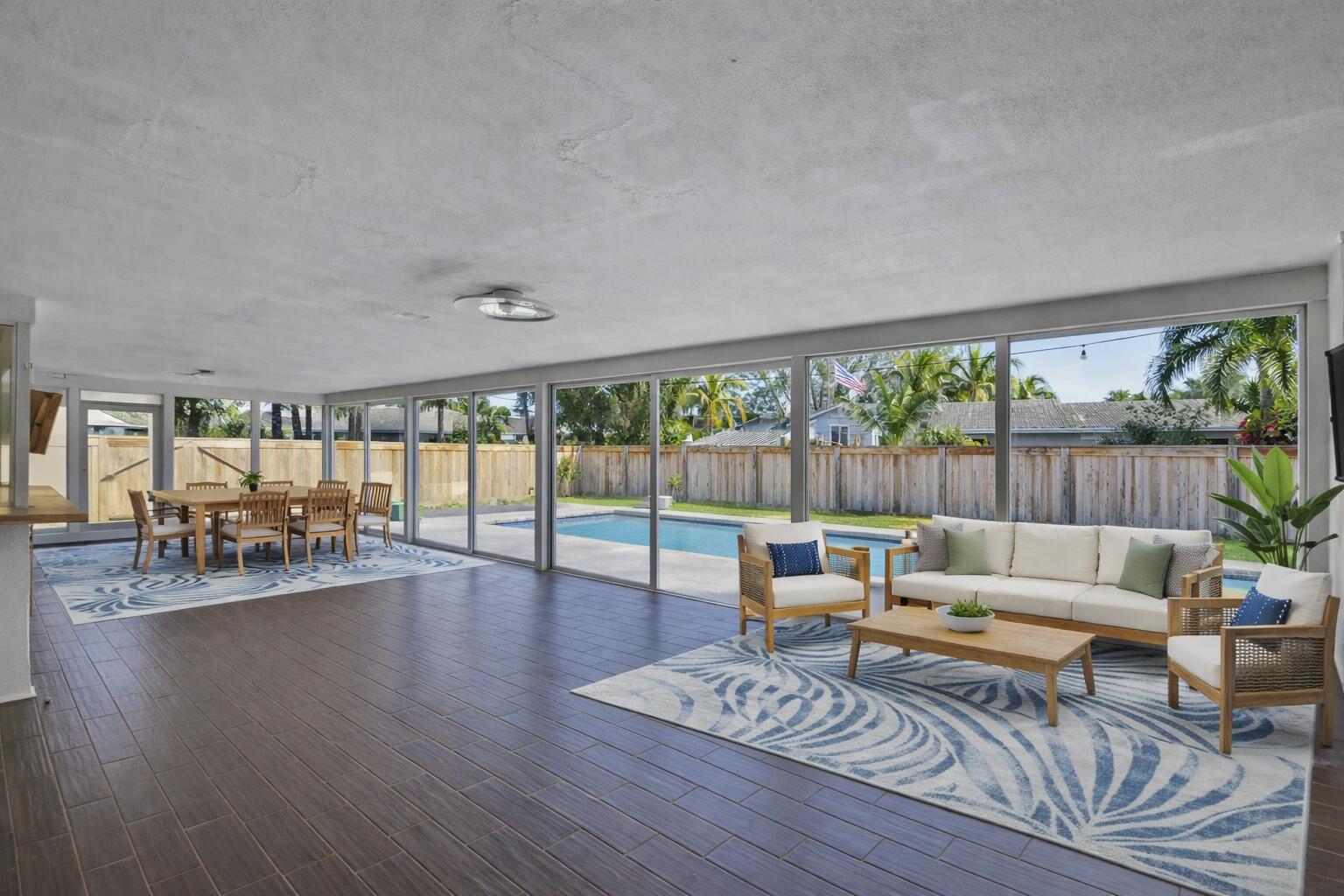 800 Southwest 12th Avenue Boca Raton, FL 33486 - Photo 25 of 33 Staged Covered Patio