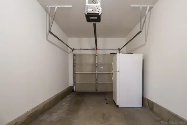 a view of a store room with racks