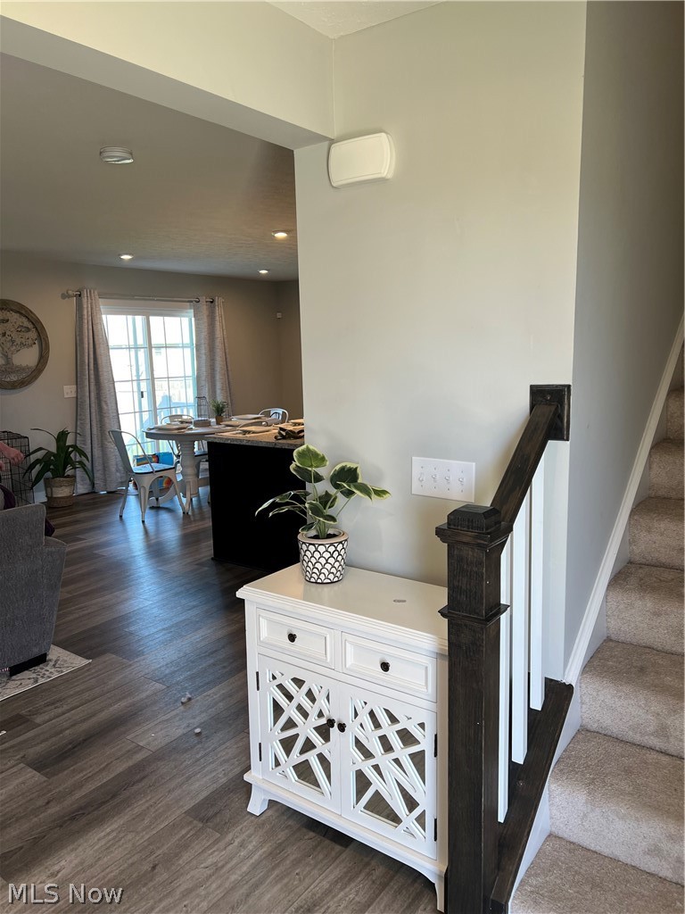 15012 Decourcey Rittman, OH 44270 - Photo 5 of 26 Staircase with dark wood-type flooring