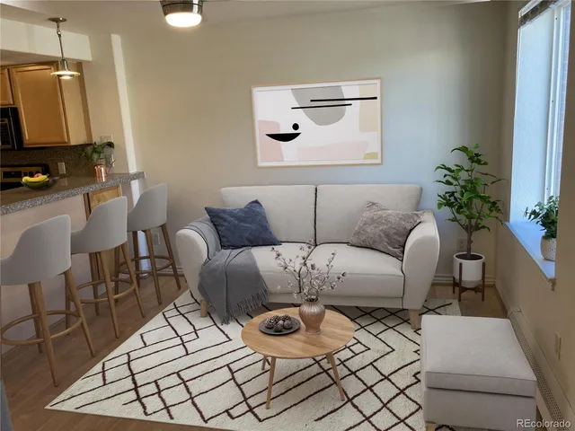 a kitchen with a refrigerator stove and microwave