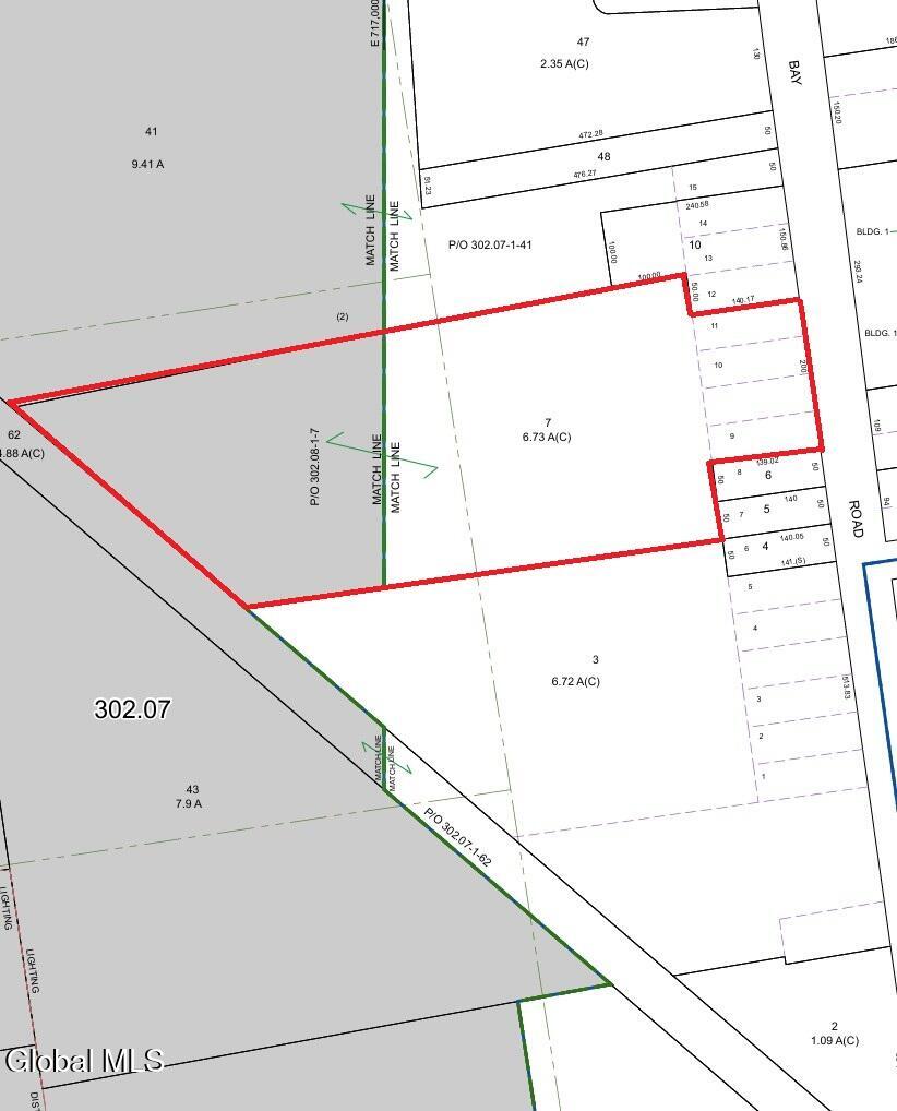309-313 Bay Road Queensbury, NY 12804 - Photo 14 of 15 Collins Tax Map