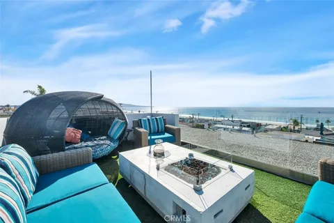 a terrace view with seating space