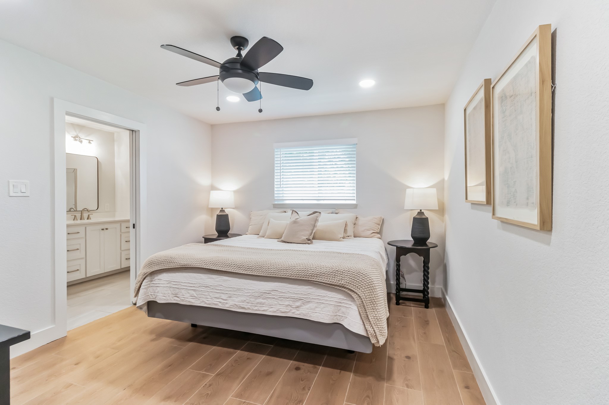 213 Clear Springs Road Georgetown, TX 78628 - Photo 19 of 33 Primary Bedroom (King Size Bed for Reference)