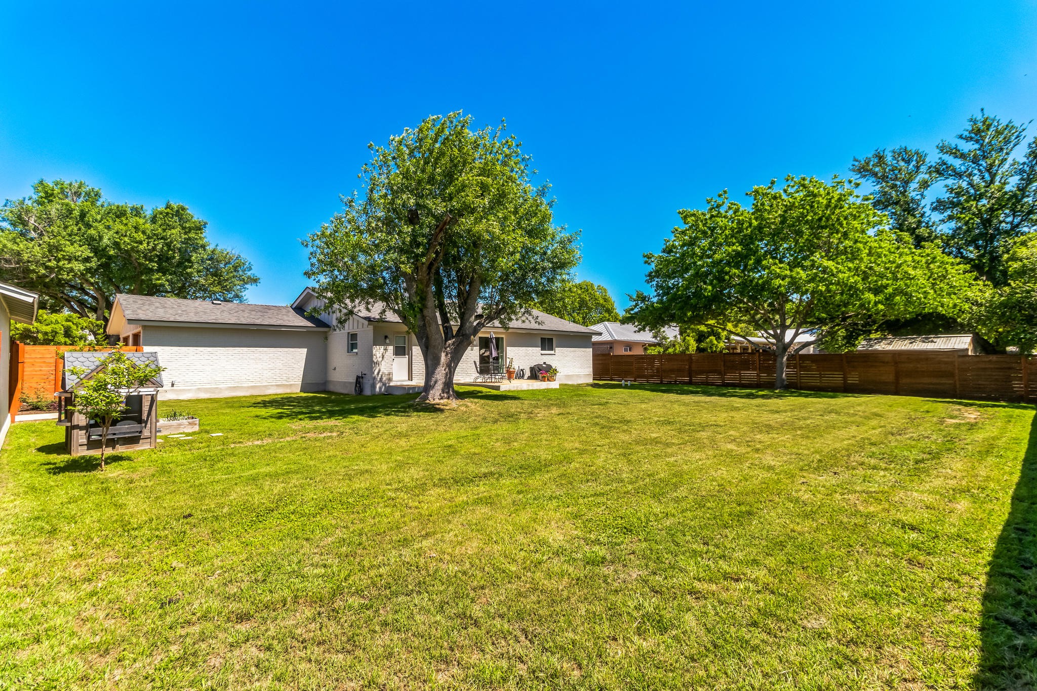 213 Clear Springs Road Georgetown, TX 78628 - Photo 26 of 33 Beautiful, Flat, Fully Fenced Backyard