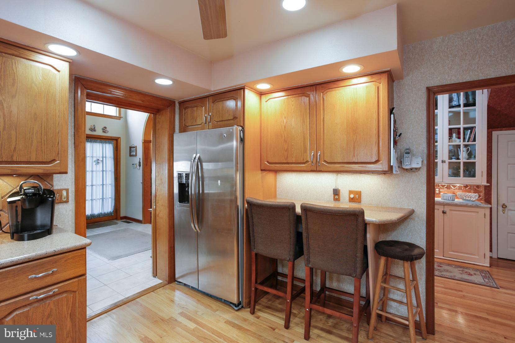 105 East Brookhaven Road Wallingford, PA 19086 - Photo 14 of 69 kitchen and refrigerator Quartz countertops