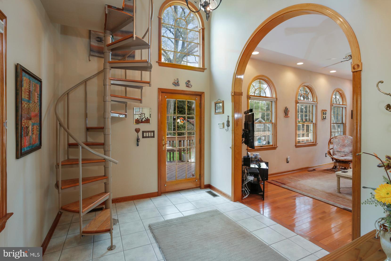 105 East Brookhaven Road Wallingford, PA 19086 - Photo 18 of 69 circular stairs to the loft and den/office