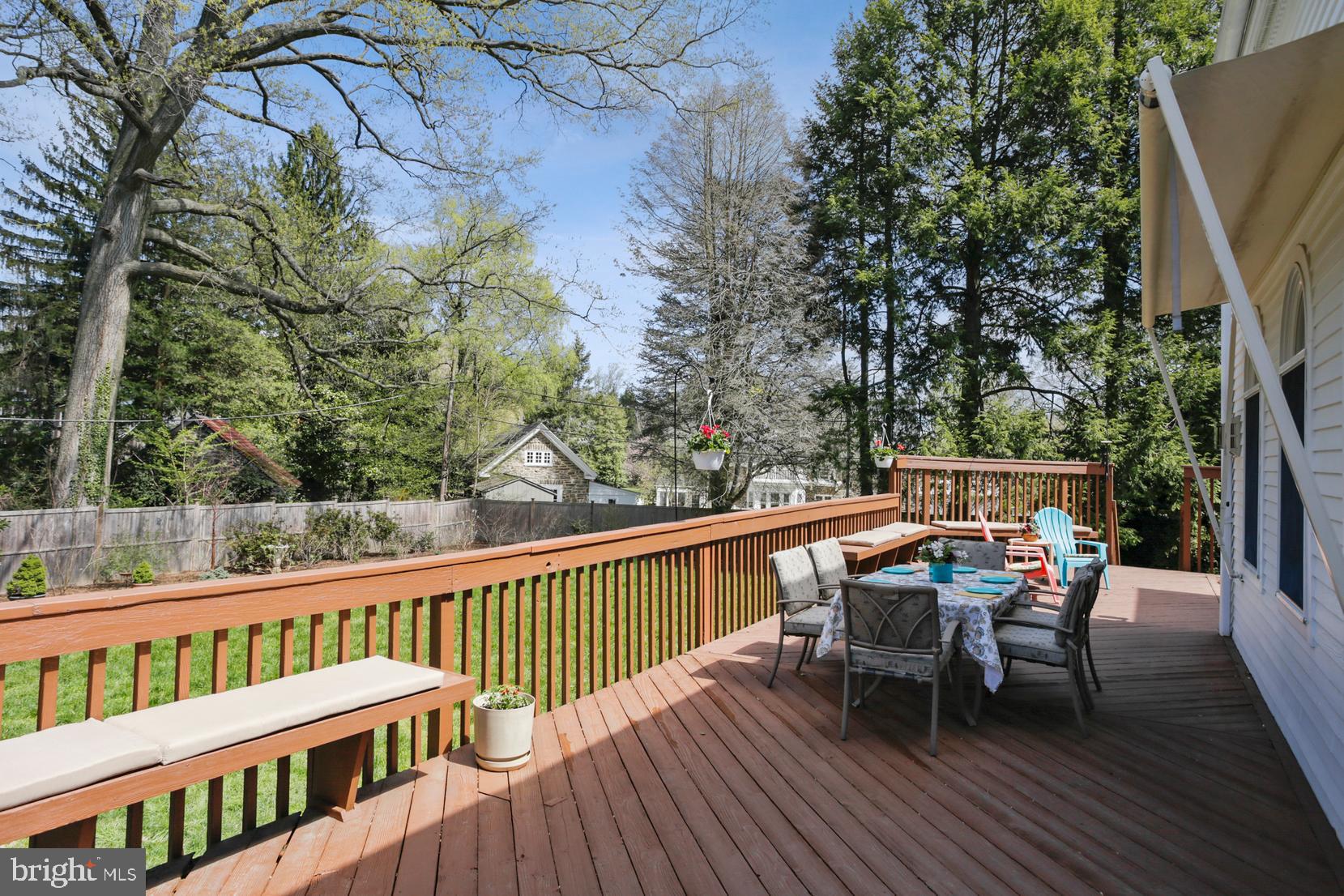105 East Brookhaven Road Wallingford, PA 19086 - Photo 62 of 69 rear deck