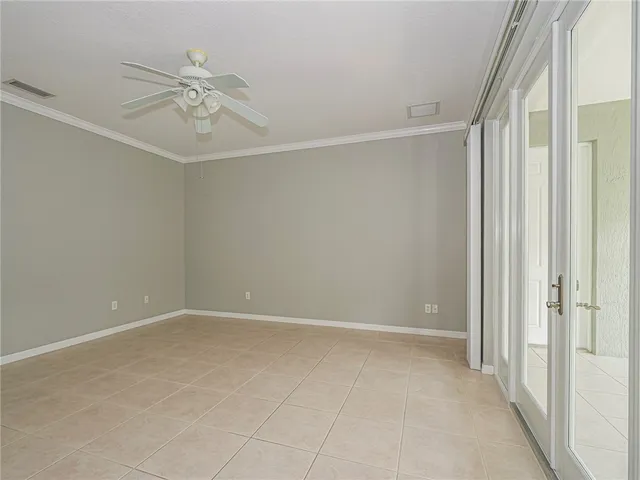 a view of an empty room