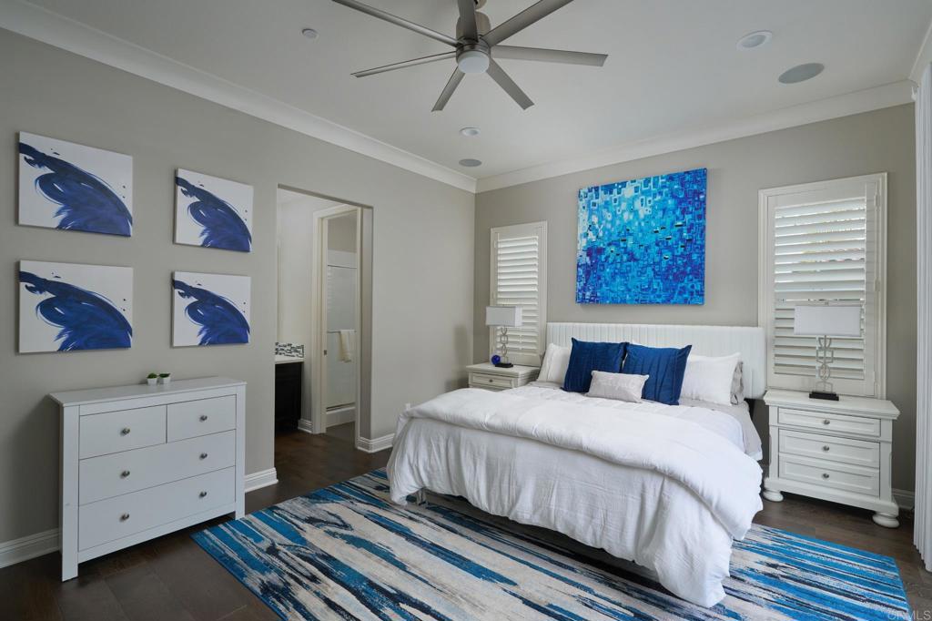 3615 Corte Claro Carlsbad, CA 92009 - Photo 39 of 49 a bedroom with a bed and a dresser