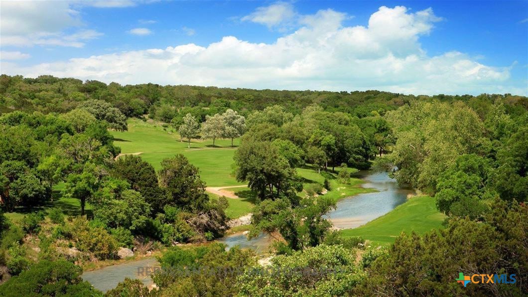 133 Three Oaks Lane Georgetown, TX 78628 - Photo 34 of 40 a view of a lake with houses in back