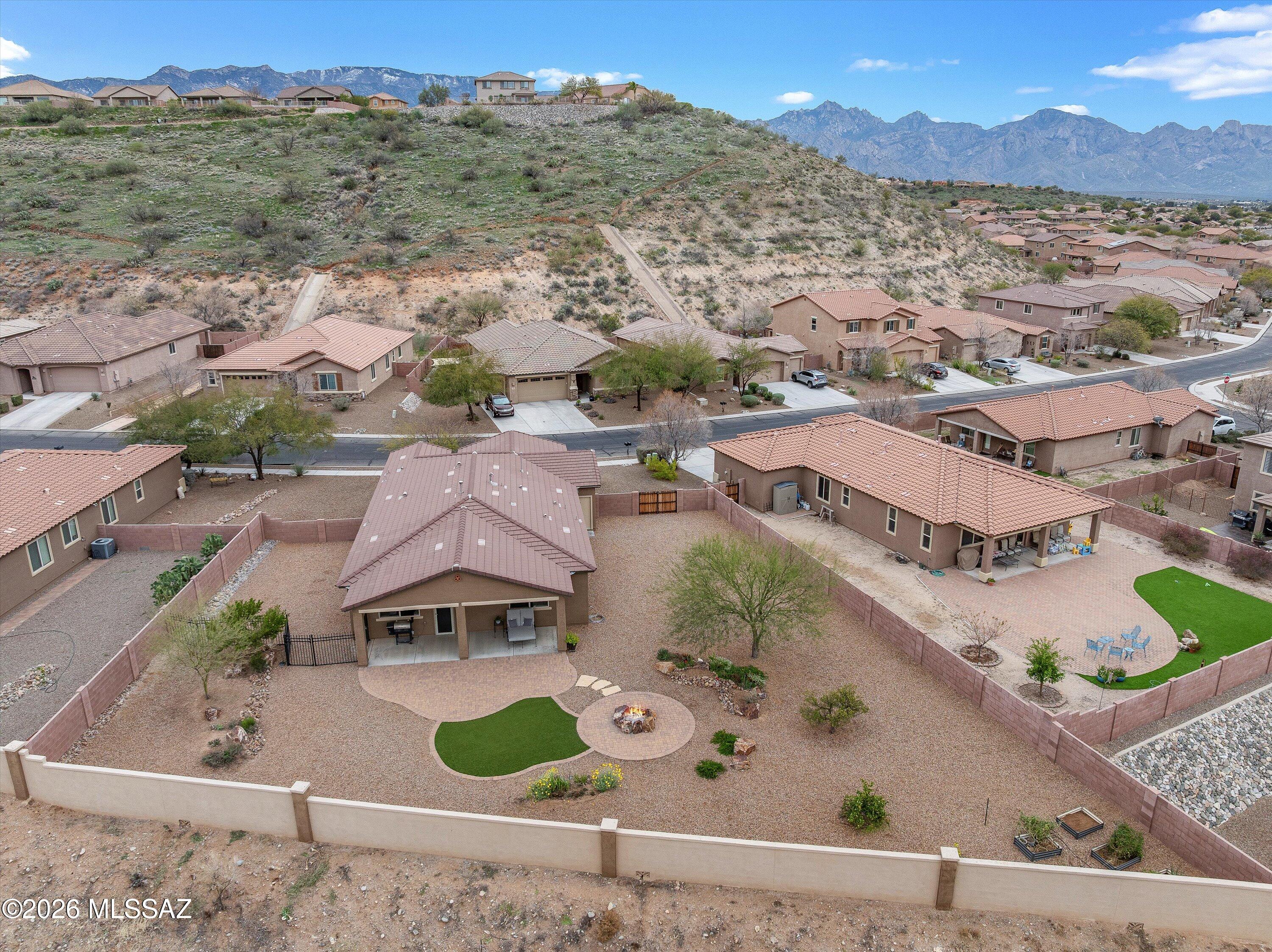 38754 South Running Roses Lane Tucson, AZ 85739 - Photo 43 of 46 43-Aerial Back