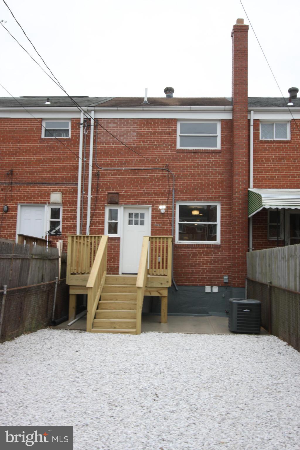 1920 Jasmine Road Baltimore, MD 21222 - Photo 39 of 40 Rear View. Parking for Two Standard Cars. New A/C.