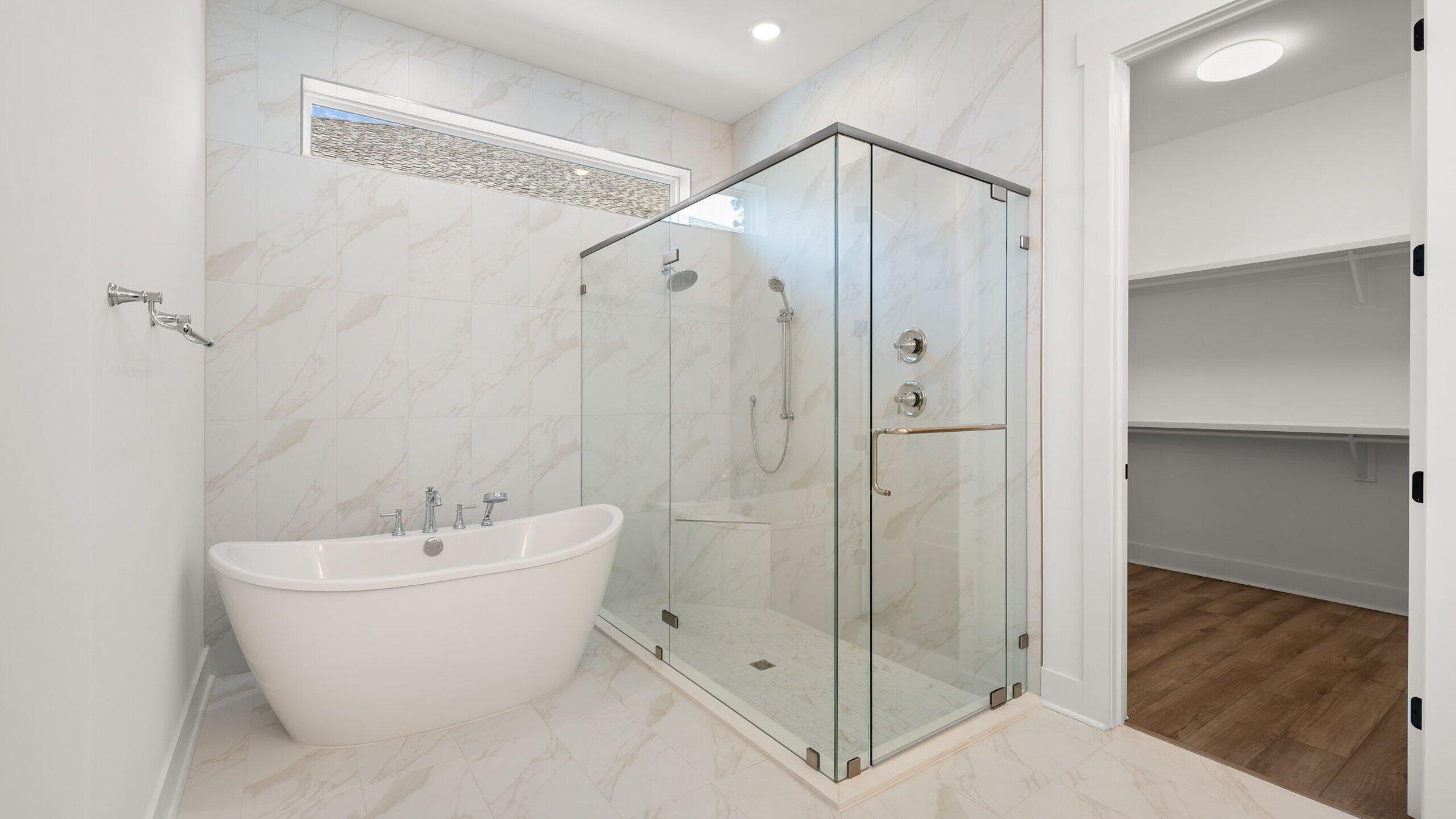 33 Dunns Cir Inlet Beach Inlet Beach, FL 32461 - Photo 15 of 82 a bathroom with a white tub shower vanity and a sink