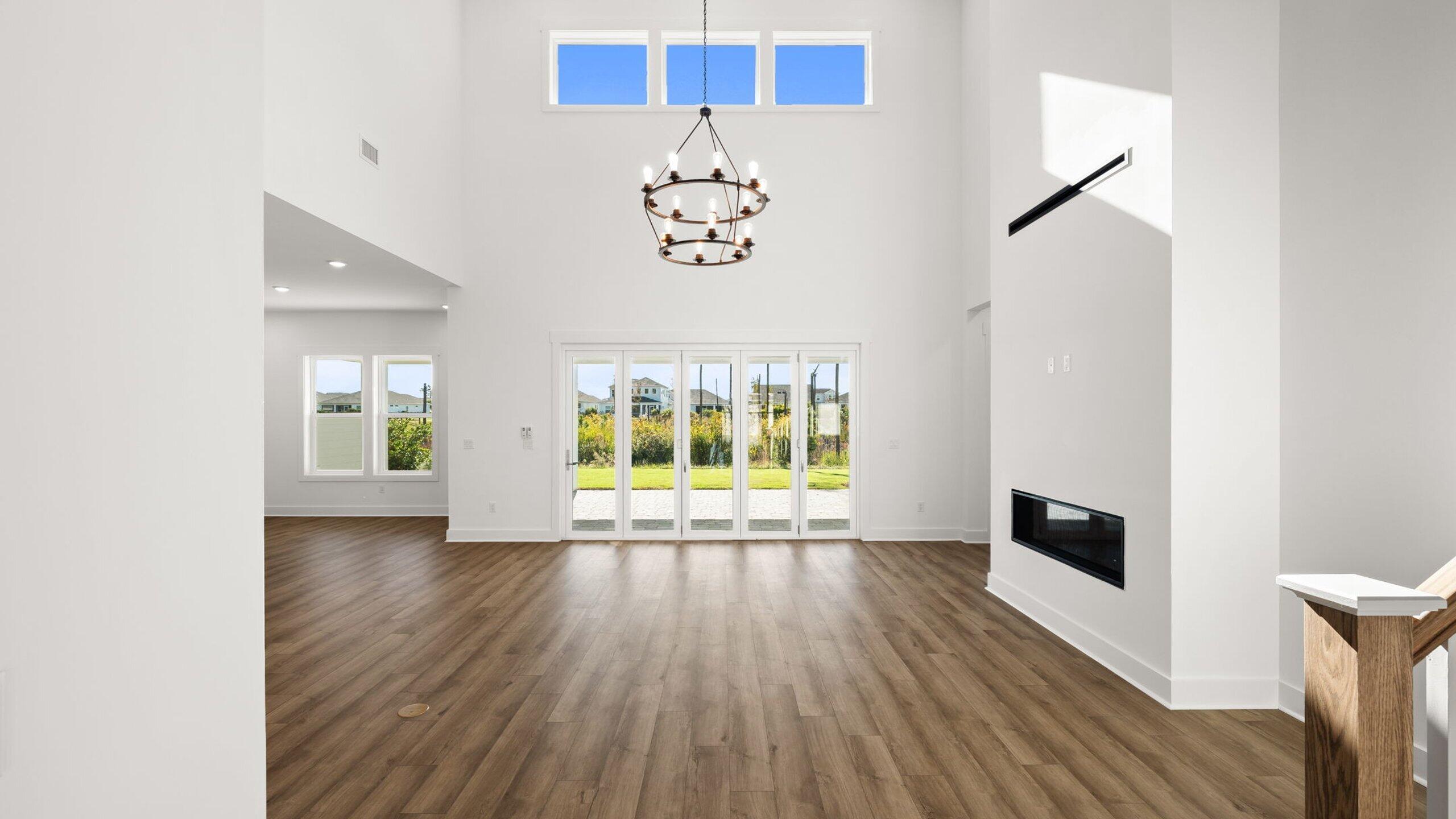 33 Dunns Cir Inlet Beach Inlet Beach, FL 32461 - Photo 20 of 82 a view of an empty room with wooden floor and a window