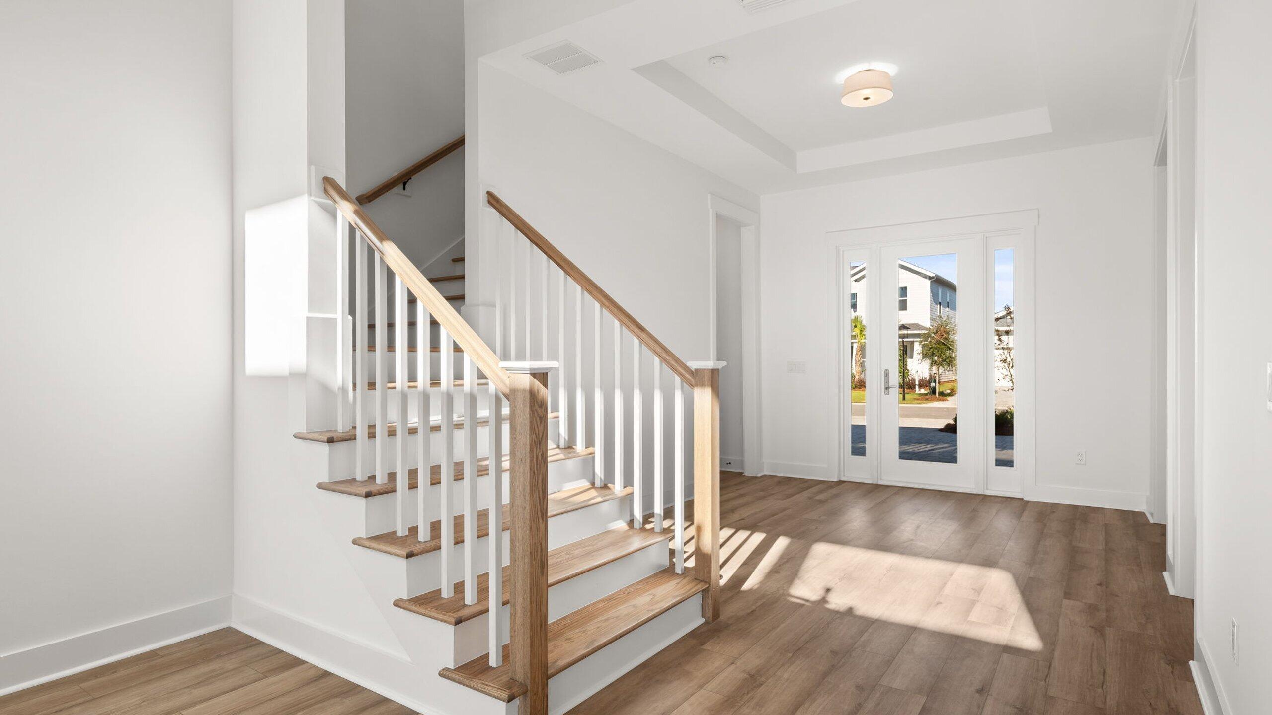 33 Dunns Cir Inlet Beach Inlet Beach, FL 32461 - Photo 31 of 82 a view of entryway and hall with wooden floor