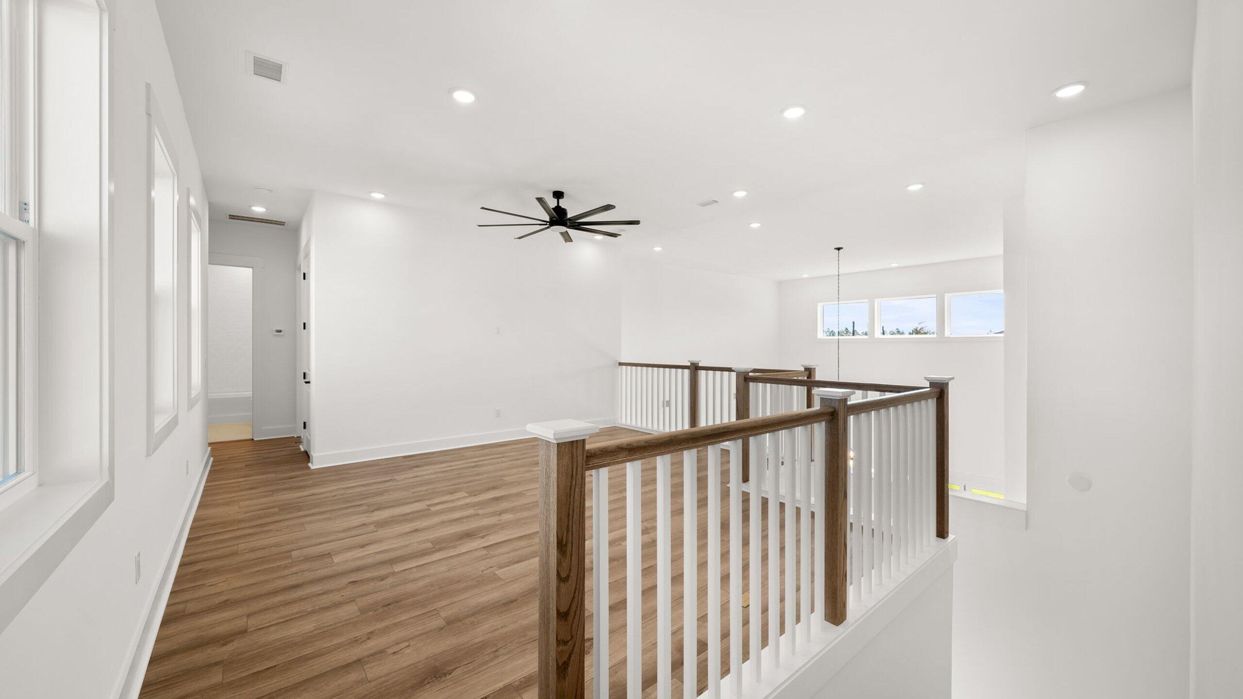 33 Dunns Cir Inlet Beach Inlet Beach, FL 32461 - Photo 32 of 82 a view of a hallway with wooden floor
