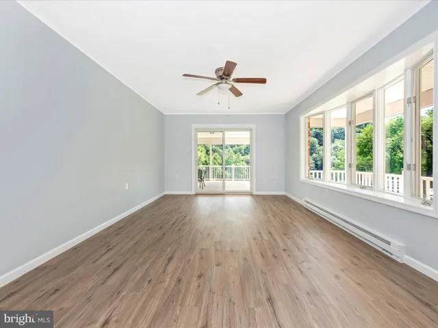 wooden floor in an empty room
