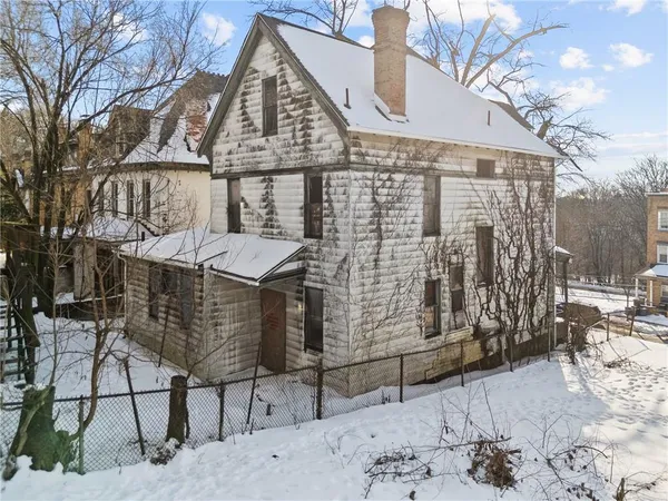 a view of a painting on the wall