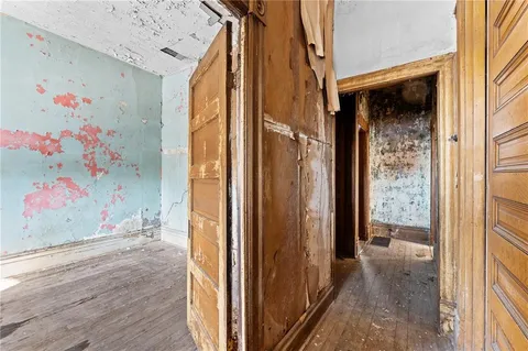 a view of a bathroom with a shower