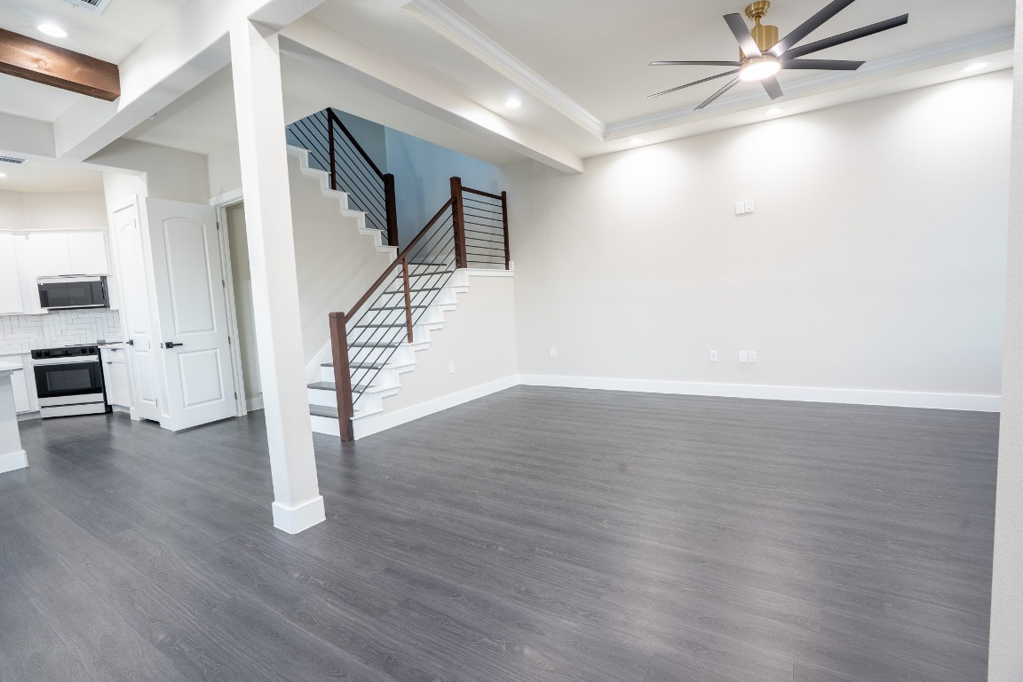 162 Meadow View Boulevard, Unit A Del Valle, TX 78617 - Photo 3 of 30 a view of entryway with wooden floor