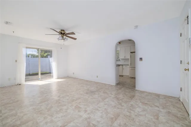 a view of an empty room